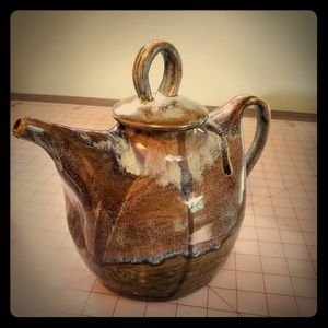 Handbuilt porcelain teapot new